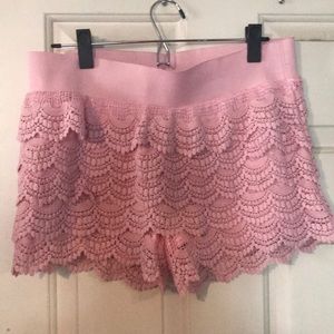 NWOT Wet Seal Crocheted Shorts